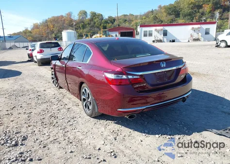 2017 Honda Accord Ex-L V6 из США, поврежденный, VIN 1HGCR3F85HA011035